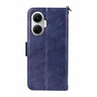 For Xiaomi Poco F7 / Redmi Turbo 4 Pro 5G Multi-card Slots Crossbody Cowhide Leather Phone Case(Blue) - 3