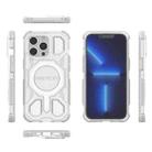 For iPhone 13 Pro BIBERCAS Transparent Color Series MagSafe Air Bag Shockproof Phone Case(White) - 2