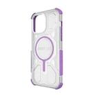 For iPhone 14 Pro Max BIBERCAS Transparent Color Series MagSafe Air Bag Shockproof Phone Case(Purple) - 3
