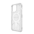 For iPhone 14 Pro Max BIBERCAS Transparent Color Series MagSafe Air Bag Shockproof Phone Case(White) - 3
