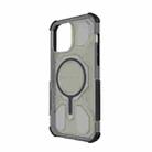 For iPhone 14 Pro Max BIBERCAS Transparent Color Series MagSafe Air Bag Shockproof Phone Case(Black) - 3