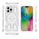 For iPhone 16 Pro Max BIBERCAS Transparent Color Series MagSafe Air Bag Shockproof Phone Case(White) - 2