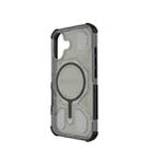 For iPhone 16 BIBERCAS Transparent Color Series MagSafe Air Bag Shockproof Phone Case(Black) - 3