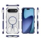 For iPhone 17 Air BIBERCAS Transparent Color Series MagSafe Air Bag Shockproof Phone Case(Blue) - 2
