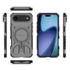 For iPhone 17 Air BIBERCAS Transparent Color Series MagSafe Air Bag Shockproof Phone Case(Black) - 2