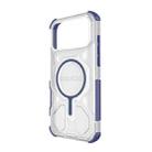 For iPhone 17 Pro Max BIBERCAS Transparent Color Series MagSafe Air Bag Shockproof Phone Case(Blue) - 3