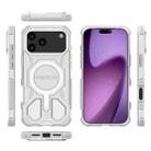 For iPhone 17 Pro Max BIBERCAS Transparent Color Series MagSafe Air Bag Shockproof Phone Case(White) - 2
