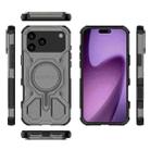 For iPhone 17 Pro Max BIBERCAS Transparent Color Series MagSafe Air Bag Shockproof Phone Case(Black) - 2
