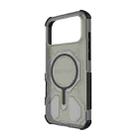 For iPhone 17 Pro Max BIBERCAS Transparent Color Series MagSafe Air Bag Shockproof Phone Case(Black) - 3