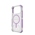 For iPhone 17 Pro BIBERCAS Transparent Color Series MagSafe Air Bag Shockproof Phone Case(Purple) - 3