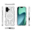 For iPhone 17 BIBERCAS Transparent Color Series MagSafe Air Bag Shockproof Phone Case(White) - 2