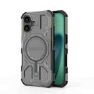 For iPhone 17 BIBERCAS Transparent Color Series MagSafe Air Bag Shockproof Phone Case(Black) - 1