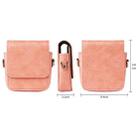 For Motorola Razr 60 / 50 / 40 Ultra Mini Long Shoulder Chain Crossbody Folding Magnetic Leather Phone Bag(Pink) - 2
