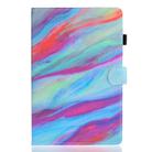 For Samsung Galaxy Tab S8 / Galaxy Tab S7 11.0 T870 Colored Drawing Pattern Horizontal Flip PU Leather Case with Holder & Card Slots & Anti-skid Strip & Sleep / Wake-up Function(Colorful Marble) - 2