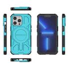 For iPhone 13 Pro BIBERCAS Real Color Series MagSafe Shockproof Phone Case(Green) - 2
