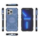 For iPhone 13 Pro BIBERCAS Real Color Series MagSafe Shockproof Phone Case(Blue) - 2