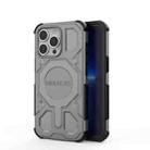 For iPhone 13 Pro BIBERCAS Real Color Series MagSafe Shockproof Phone Case(Gray) - 1