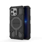 For iPhone 13 Pro BIBERCAS Real Color Series MagSafe Shockproof Phone Case(Black) - 1
