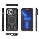 For iPhone 13 Pro BIBERCAS Real Color Series MagSafe Shockproof Phone Case(Black) - 2