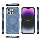For iPhone 14 Pro Max BIBERCAS Real Color Series MagSafe Shockproof Phone Case(Blue) - 2