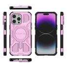 For iPhone 14 Pro Max BIBERCAS Real Color Series MagSafe Shockproof Phone Case(Pink) - 2