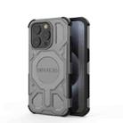 For iPhone 15 Pro BIBERCAS Real Color Series MagSafe Shockproof Phone Case(Gray) - 1