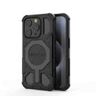 For iPhone 15 Pro BIBERCAS Real Color Series MagSafe Shockproof Phone Case(Black) - 1