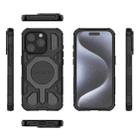 For iPhone 15 Pro BIBERCAS Real Color Series MagSafe Shockproof Phone Case(Black) - 2