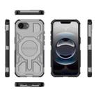 For iPhone 16e BIBERCAS Real Color Series MagSafe Shockproof Phone Case(Gray) - 2