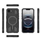 For iPhone 16e BIBERCAS Real Color Series MagSafe Shockproof Phone Case(Black) - 2