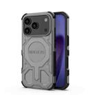 For iPhone 17 Pro BIBERCAS Real Color Series MagSafe Shockproof Phone Case(Gray) - 1