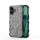 For iPhone 17 BIBERCAS Real Color Series MagSafe Shockproof Phone Case(Gray) - 1