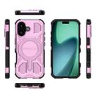 For iPhone 17 BIBERCAS Real Color Series MagSafe Shockproof Phone Case(Pink) - 2