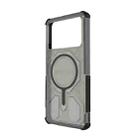For Redmi K70 BIBERCAS Transparent Color Series MagSafe Air Bag Shockproof Phone Case(Black) - 3