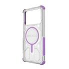 For Redmi K70E BIBERCAS Transparent Color Series MagSafe Air Bag Shockproof Phone Case(Purple) - 3