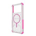 For Redmi K70E BIBERCAS Transparent Color Series MagSafe Air Bag Shockproof Phone Case(Pink) - 3