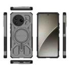 For Redmi K80 BIBERCAS Transparent Color Series MagSafe Air Bag Shockproof Phone Case(Black) - 2