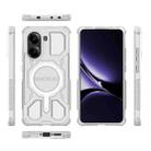 For Redmi Turbo 4 BIBERCAS Transparent Color Series MagSafe Air Bag Shockproof Phone Case(White) - 2