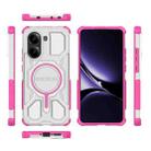 For Redmi Turbo 4 BIBERCAS Transparent Color Series MagSafe Air Bag Shockproof Phone Case(Pink) - 2