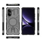 For Redmi Turbo 4 BIBERCAS Transparent Color Series MagSafe Air Bag Shockproof Phone Case(Black) - 2
