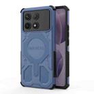 For Redmi K70 BIBERCAS Real Color Series MagSafe Shockproof Phone Case(Blue) - 1