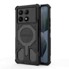 For Redmi K70E BIBERCAS Real Color Series MagSafe Shockproof Phone Case(Black) - 1