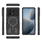 For Redmi K70E BIBERCAS Real Color Series MagSafe Shockproof Phone Case(Black) - 2