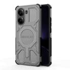 For Redmi Turbo 4 BIBERCAS Real Color Series MagSafe Shockproof Phone Case(Gray) - 1
