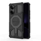For Redmi Turbo 4 BIBERCAS Real Color Series MagSafe Shockproof Phone Case(Black) - 1