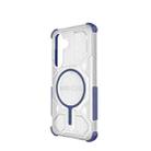 For Samsung Galaxy S25 5G BIBERCAS Transparent Color Series MagSafe Air Bag Shockproof Phone Case(Blue) - 3