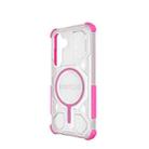 For Samsung Galaxy S25 5G BIBERCAS Transparent Color Series MagSafe Air Bag Shockproof Phone Case(Pink) - 3