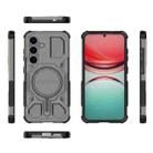 For Samsung Galaxy S25 5G BIBERCAS Transparent Color Series MagSafe Air Bag Shockproof Phone Case(Black) - 2