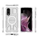 For Samsung Galaxy S25 Edge 5G BIBERCAS Transparent Color Series MagSafe Air Bag Shockproof Phone Case(White) - 2