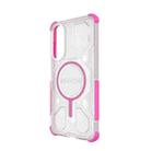For Samsung Galaxy S25 Edge 5G BIBERCAS Transparent Color Series MagSafe Air Bag Shockproof Phone Case(Pink) - 3